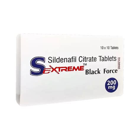 Sextreme Black Force Tablete 200 Mg Sve Što Vam Treba Stimulacija