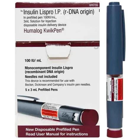 Humalog Kwikpen U Ml Packaging Type Pre Filled Pen I U At Rs