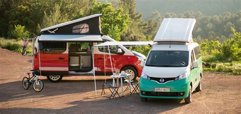 Nissan unveils all-electric camper based on the e-NV200 van - Electrek
