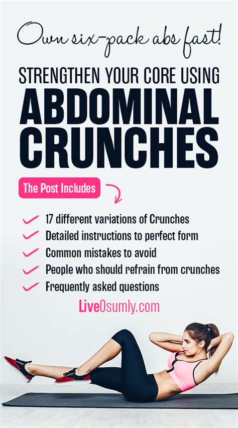 For Those Looking To Reduce Fat Around The Stomach And Hips The Crunch