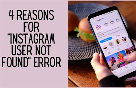 4 Reasons For Instagram User Not Found Error Kids N Clicks