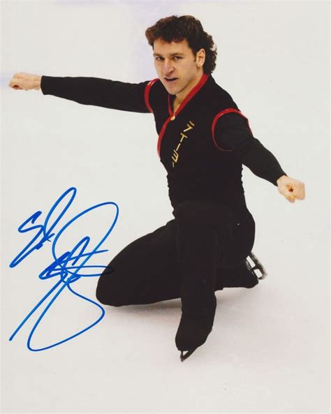 Elvis Stojko Signed Figure Skating 8x10 Photo Autographia