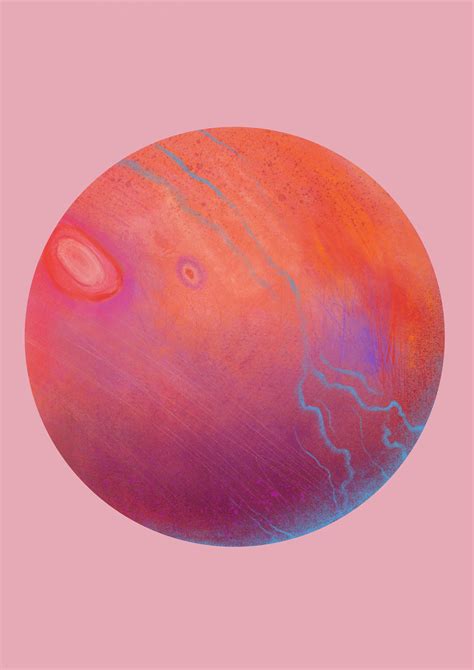 Pink Planet Pink Drawing Planets Art Planet Drawing