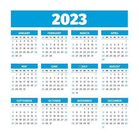 2023 Printable Calendar With Week Numbers Printable Word Searches