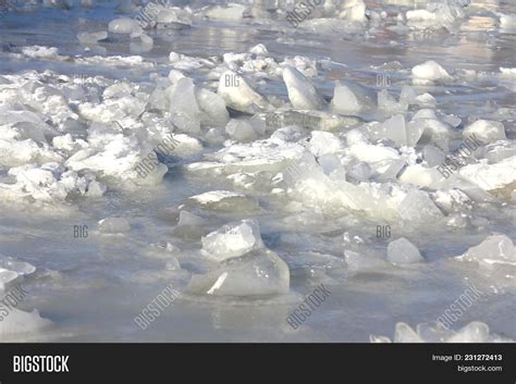 Ice Chunks On Surface Image And Photo Free Trial Bigstock