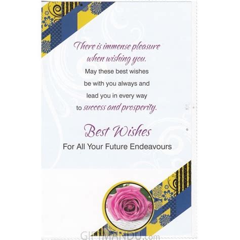 You deserve the grandest celebration of all. Best Wishes For All Your Future Endeavours- Greeting Card ...