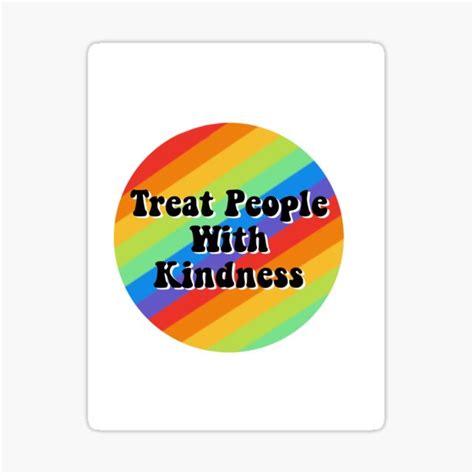 Treat People With Kindness Harry Styles Art Sticker For Sale By