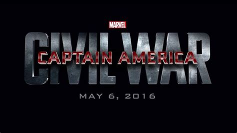 Captain America Civil War Estrena Nuevo Logo