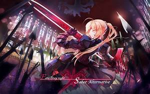 Saber, Alter, Fate, Stay, Night, Anime, Girls, Fate, Series, Hd