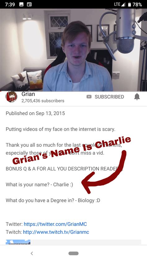 Grian Said His Name In His 100000 Subscriber Special Grian