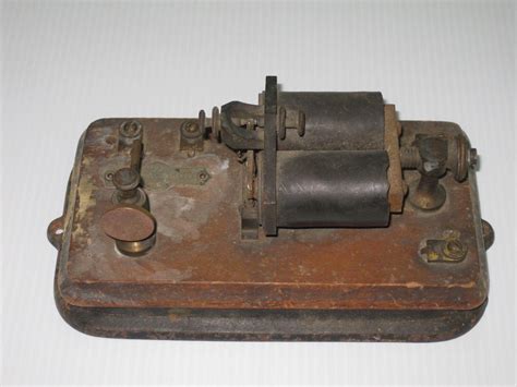 Antique Vintage Jh Bunnell And Co 50ohms Morse Code Telegraph Relay