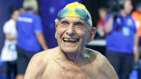Swimmer 99 Breaks World Record In Australia Bbc News