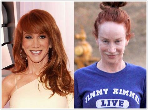 Stars Without Makeup Kathy Griffin Actors Then And Now Celebrities