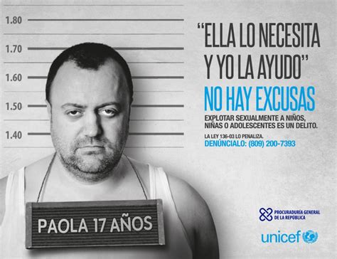 UNICEF y PGR lanzan campaña NO HAY EXCUSAS para explotar sexualmente