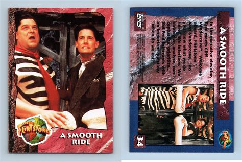 A Smooth Ride 34 The Flintstones 1993 Topps Trading Card