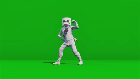 Marshmello Marsh Walk Fortnite Dance Greenscreen Effect Youtube