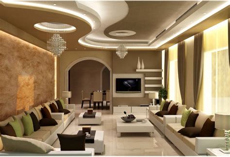 It brings magical effects and a touch of creativity to modern design. Gypsum ceiling design with cornice and concealed lights ...