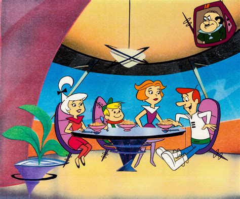 The Jetsons Cereal Commercial Production Cel Hanna Barbera 1990
