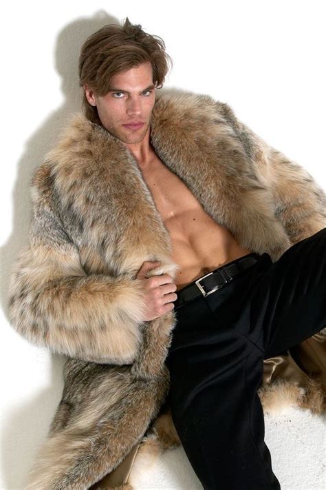 I Want To Meet A Man Bold Enough O Wear Lynx Fur Fashion High Fashion Winter Fashion Mens