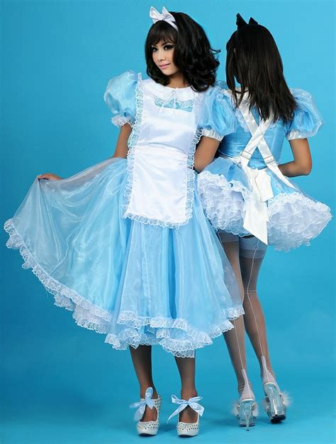 Alice In Wonderland Long Sissy Dress