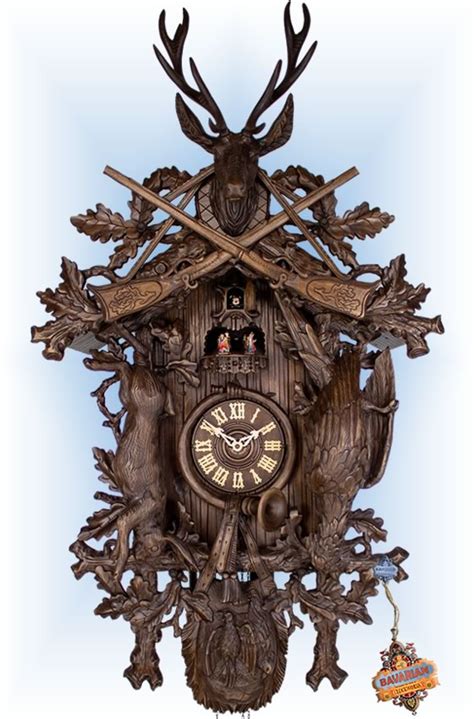 Cuckoo Clock Ch8024mtw Regal Hunter By Robert Herr On Sale