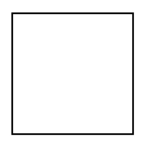 Basic Square Outline - Transparent PNG & SVG vector file png image