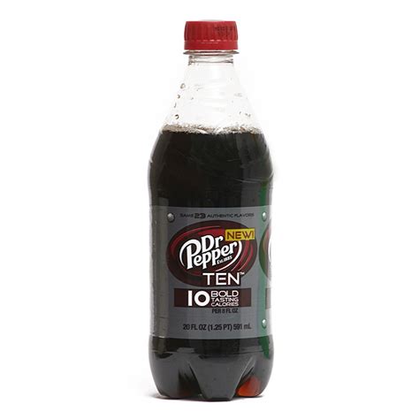Dr Pepper Ten 20oz 24ct Sodas Drinks Texas Wholesale