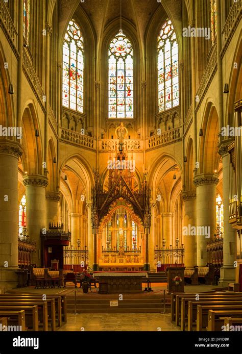 Altar In The Marien S Cathedral Linz Upper Austria Austria Altar Saint Mary S Cathedral