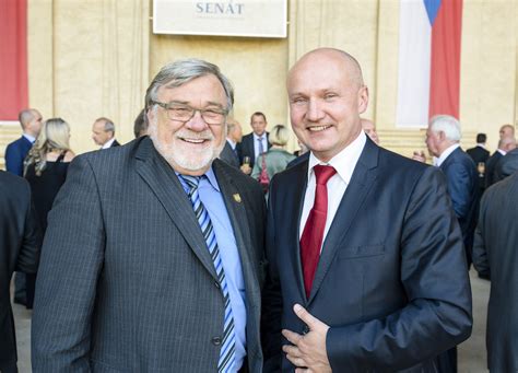 Reception For All Czech Ambassadors At The Senate Czech And Slovak Leaders
