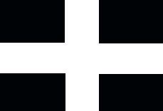 The cornish flag is known as the flag of st piran and is a white cross on a black background. Cornwall - History and Folklore