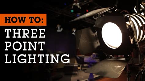 How To Set Up 3 Point Lighting For Film Video And