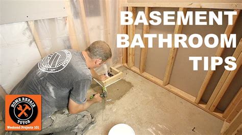 Basement walls bear the load of the building weight; How to Install a Basement Bathroom (Awesome Quick Tips ...