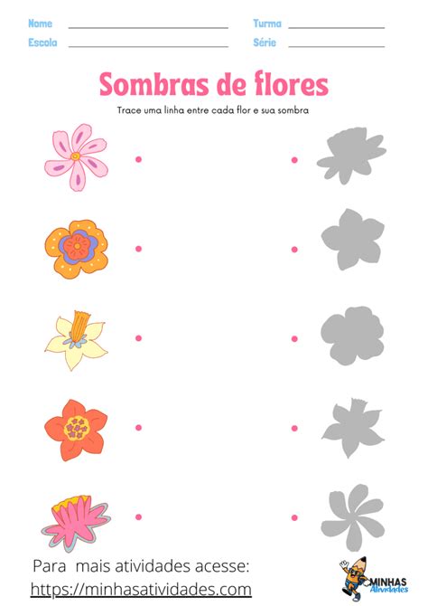 Atividade Sombras Educação Infantil