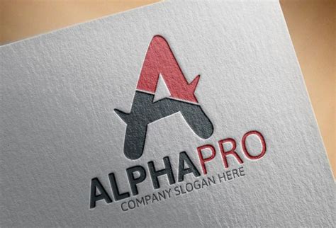 Alpha A Letter Logo Letter Logo Lettering Logo Templates