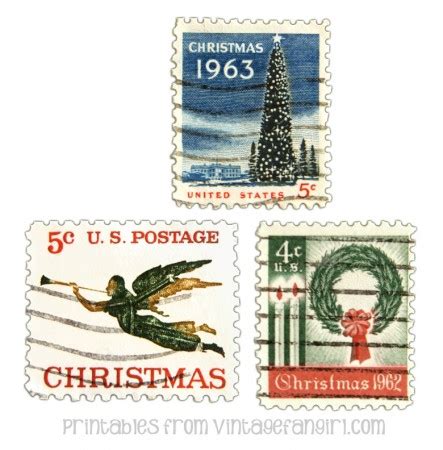 vintage-christmas-postage-stamps – Scrap Booking