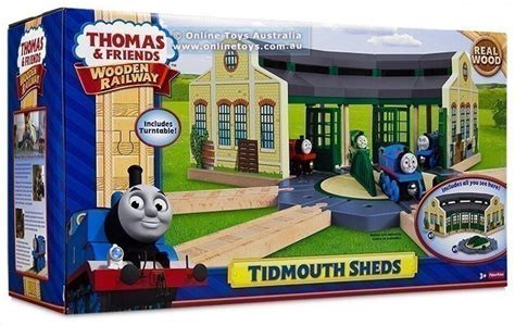 Thomas And Friends Wooden Railway Tidmouth Sheds Online Toys Australia