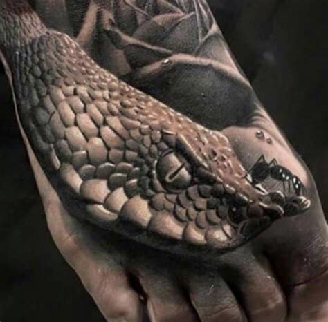 Realistic Snake Tattoos