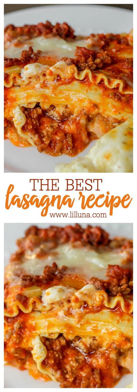 Easy Lasagna Recipe Lil Luna