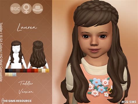 Sims 4 Toddler Hair Female Cc