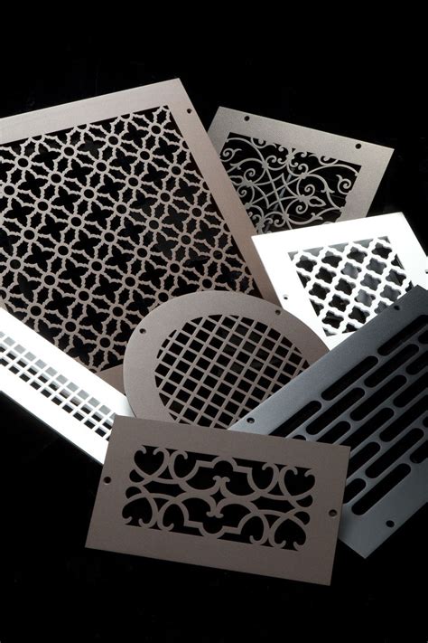 Decorative exterior vent covers, for air quality in a. CUSTOM METAL REGISTERS AND AIR RETURN GRILLES | Decorative ...