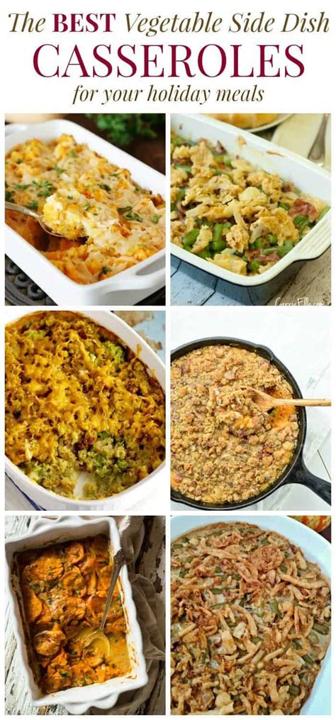 Looking for some meatless casserole ideas? The Best Vegetable Side Dish Casserole Recipes - Cupcakes ...
