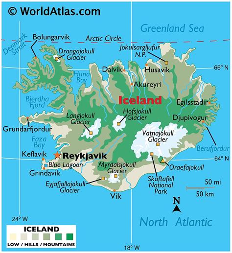 Mapas De Islandia Atlas Del Mundo