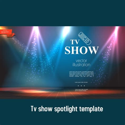 Copy Of Tv Show Spotlight Template Postermywall