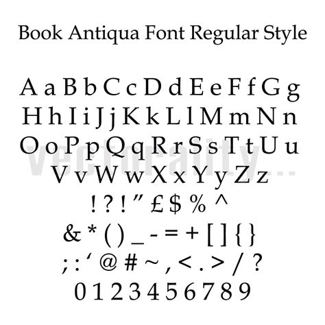 The Elegance Of Book Antiqua Font Graphicold