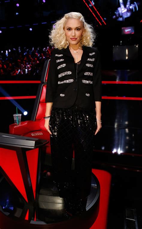 Sequin Love From Gwen Stefani S The Voice Looks E News