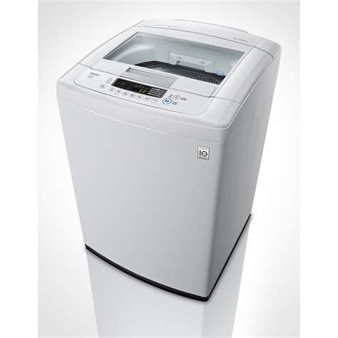 lg 4 5 cu ft high efficiency top load washer white energy star in the top load washers
