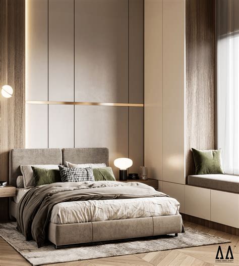 Simple Modern Bedroom Design On Behance