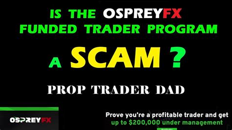 Is The Ospreyfx Funded Trader Challenge A Scam Youtube
