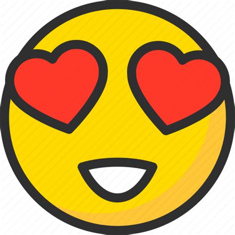 Emoji Emoticon Eyes Face Heart Love Mood Icon Download On