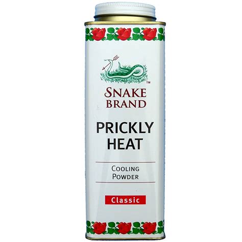 Prickly Heat Powder Snake Brand 280 Grams Original Cool Body Powder